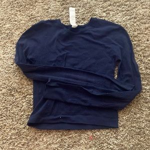 navy blue long sleeve